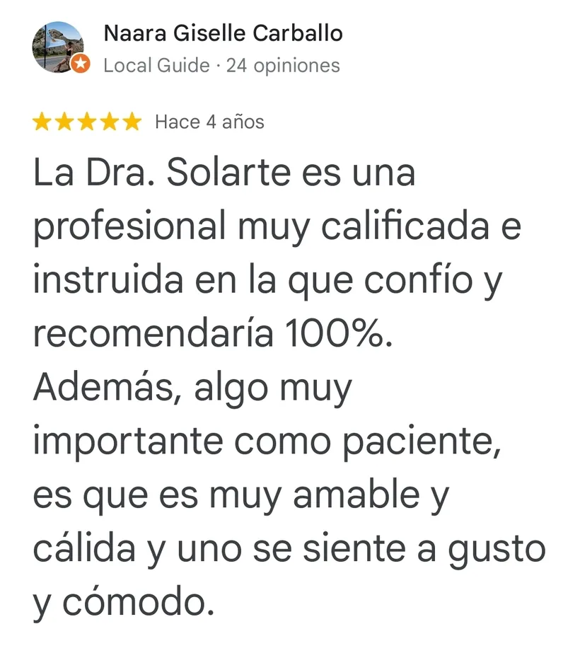 Opinión de paciente sobre RinoArte® y la Dra. Haylen Solarte